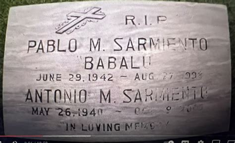 babalu (comedian) died|Pablo Martin “Babalu” Sarmiento (1942.